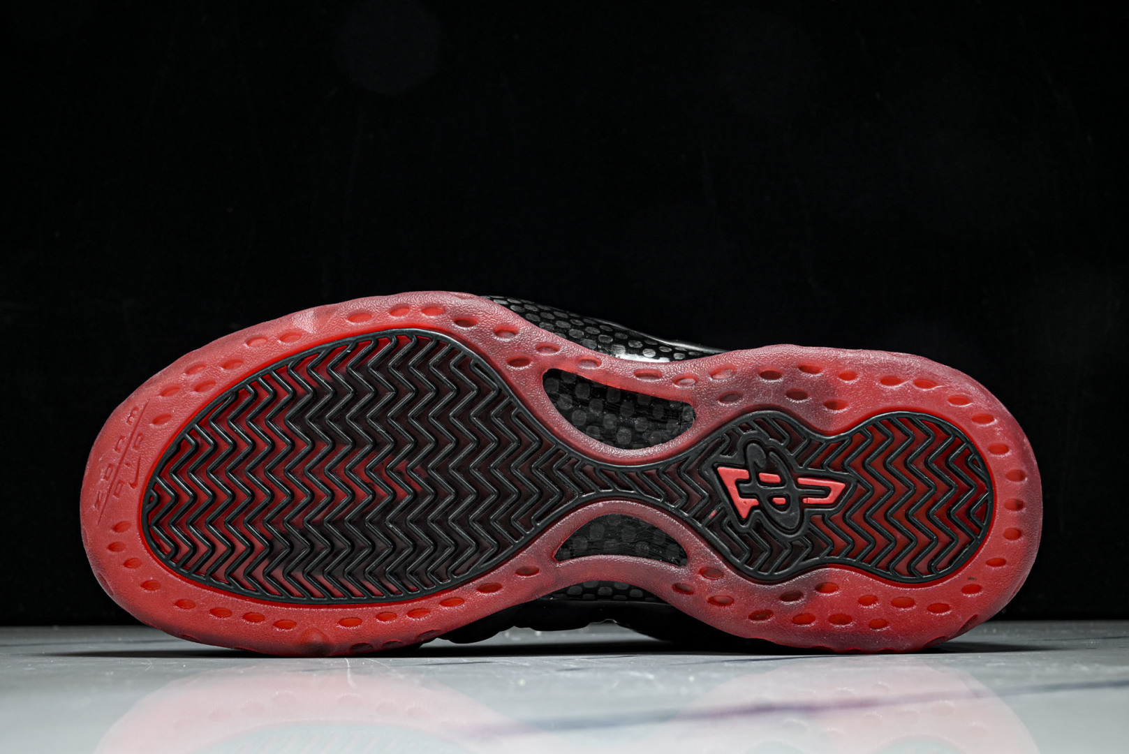 喷泡 尺码40-47.5纯原出品-Air Foamposite One Cough Dro 黑红喷 IB