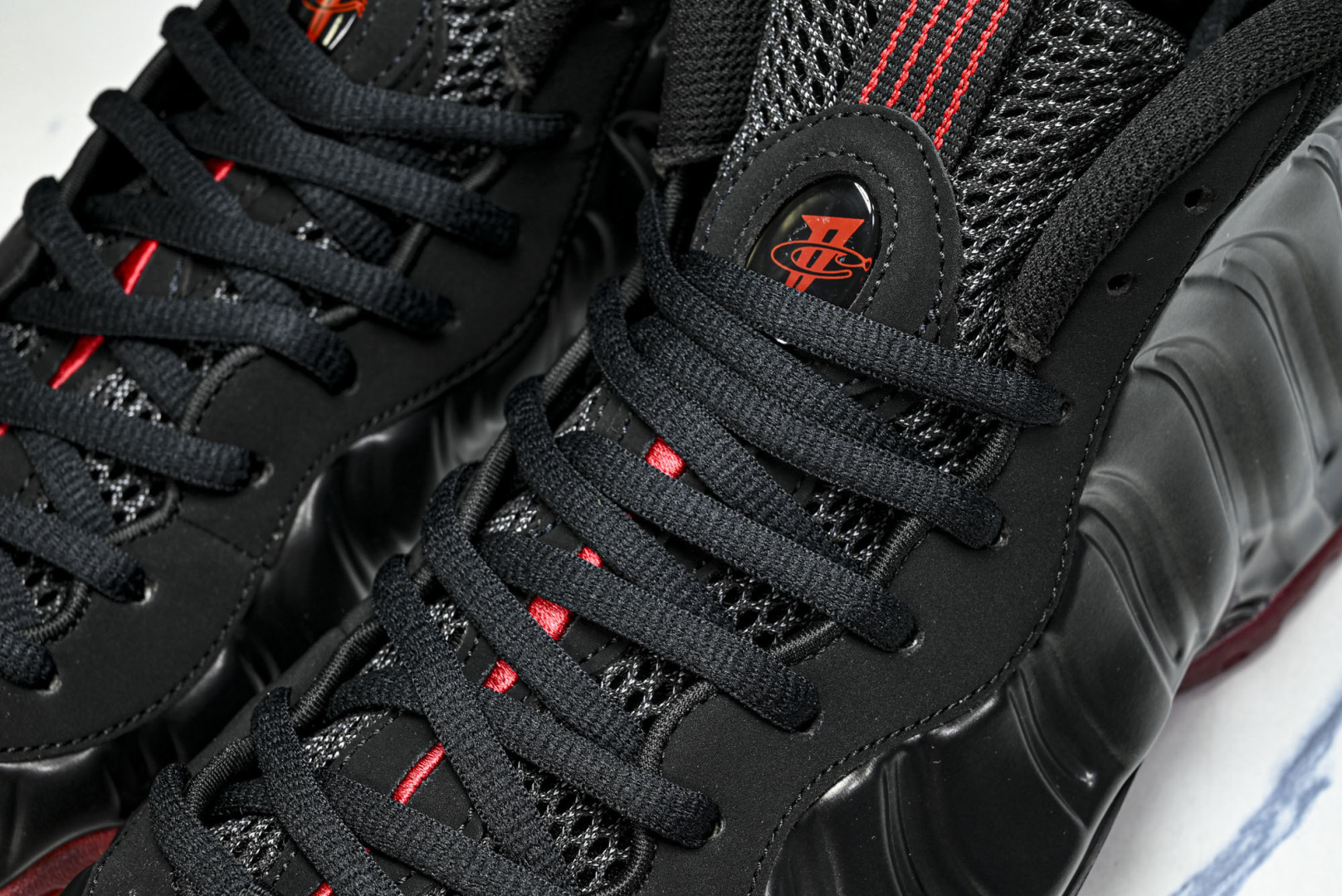 喷泡 尺码40-47.5纯原出品-Air Foamposite One Cough Dro 黑红喷 IB