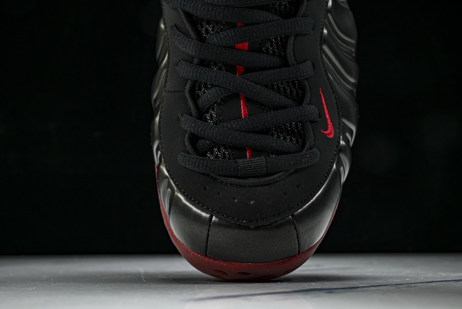 喷泡 尺码40-47.5纯原出品-Air Foamposite One Cough Dro 黑红喷 IB