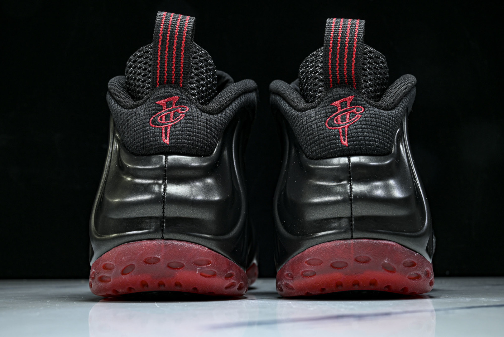喷泡 尺码40-47.5纯原出品-Air Foamposite One Cough Dro 黑红喷 IB