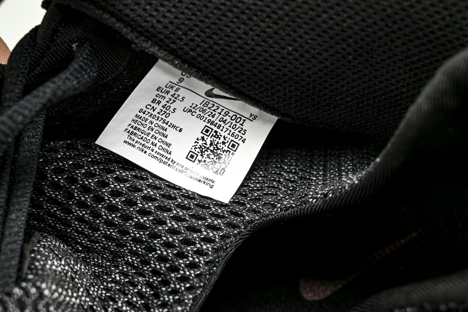喷泡 尺码40-47.5纯原出品-Air Foamposite One Cough Dro 黑红喷 IB