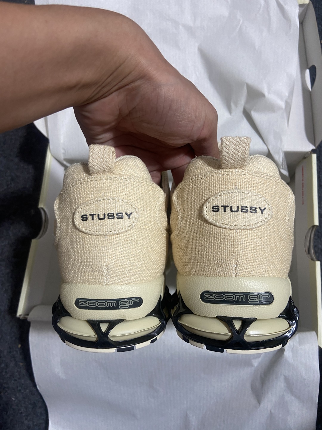 Stussy x NK Air Zoom Spiridon Caged 2 美国元祖街头潮牌联名斯图西复