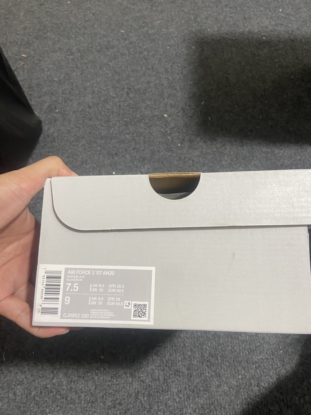 AF1 小权志龙 白色鞋码：35.5-46纯原出品-Air Force 1‘07 小权志龙 白色 CJ0
