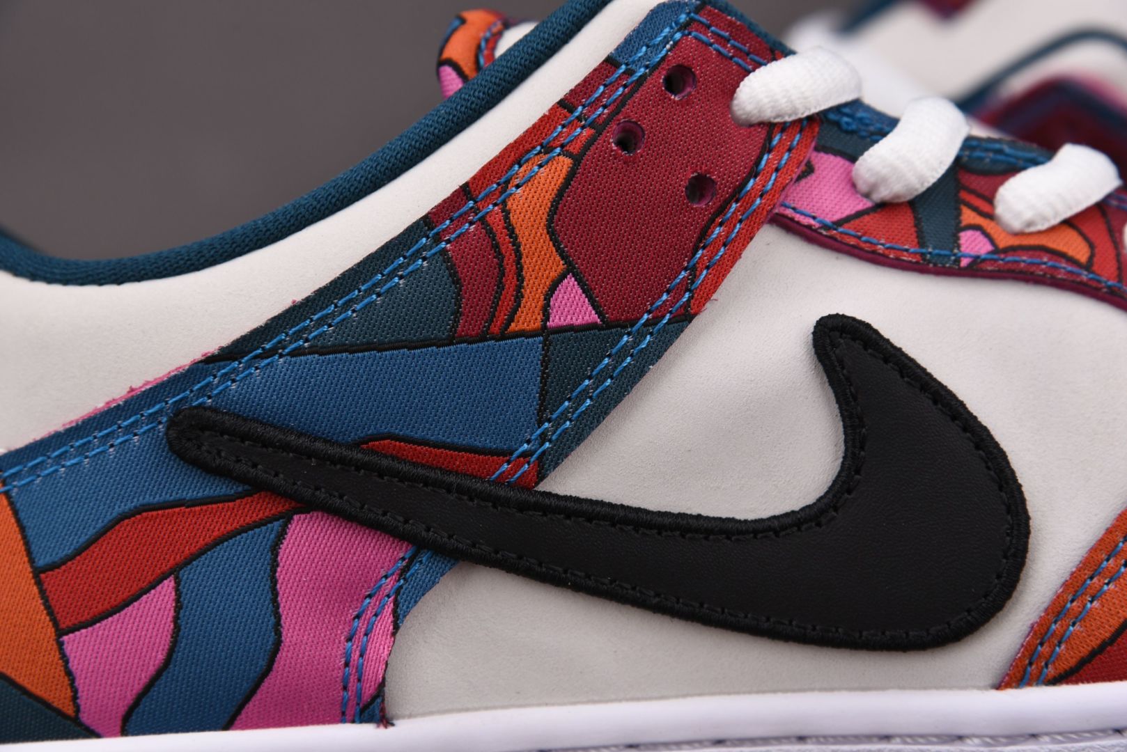 特价清 Parra x Nike SB Dunk Low 联 白蓝红卡通涂鸦 DH7695-600