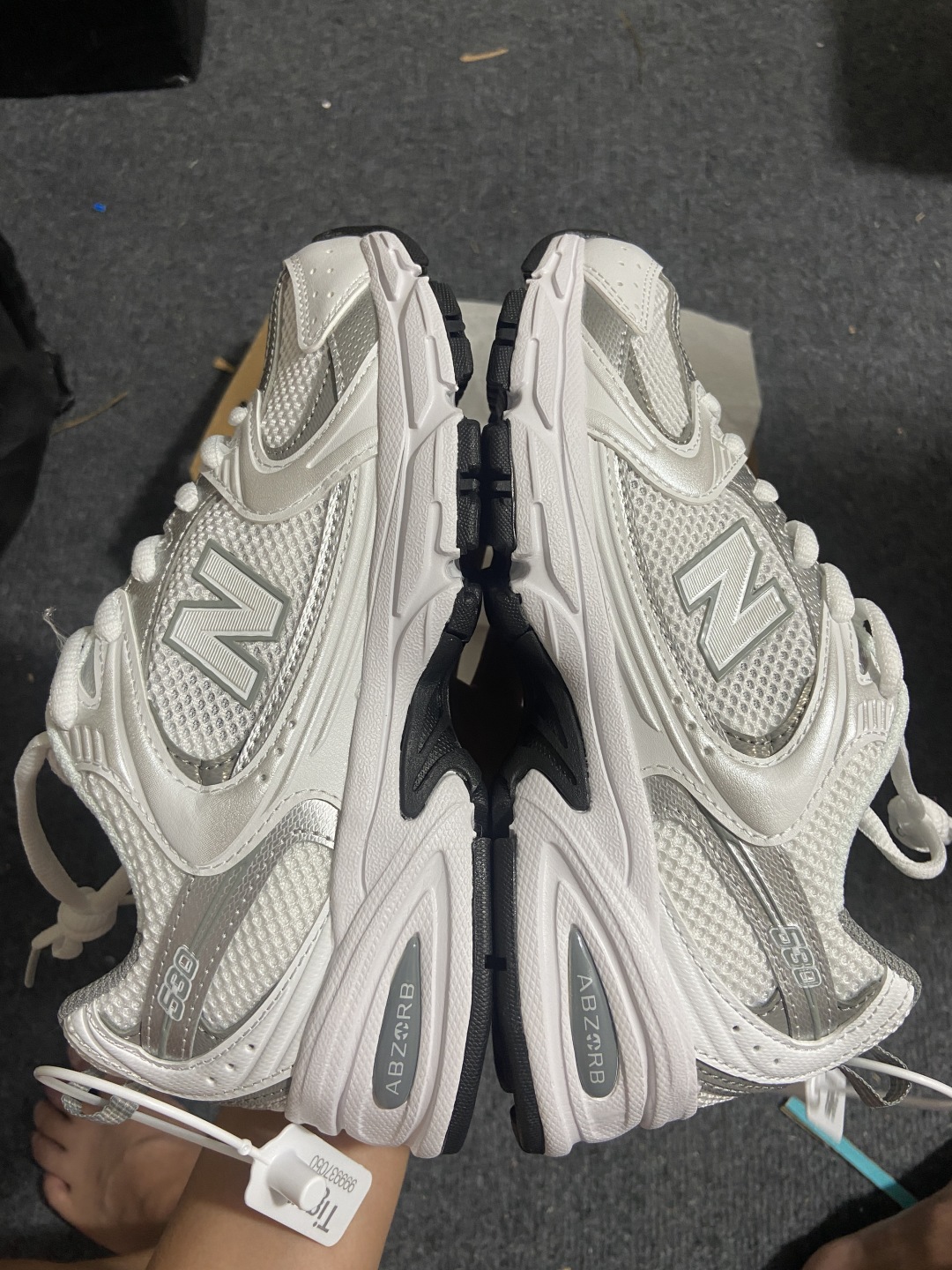 NB530 尺码：36-46纯原出品-New Balance NB530 白银 MR530AD YZ01