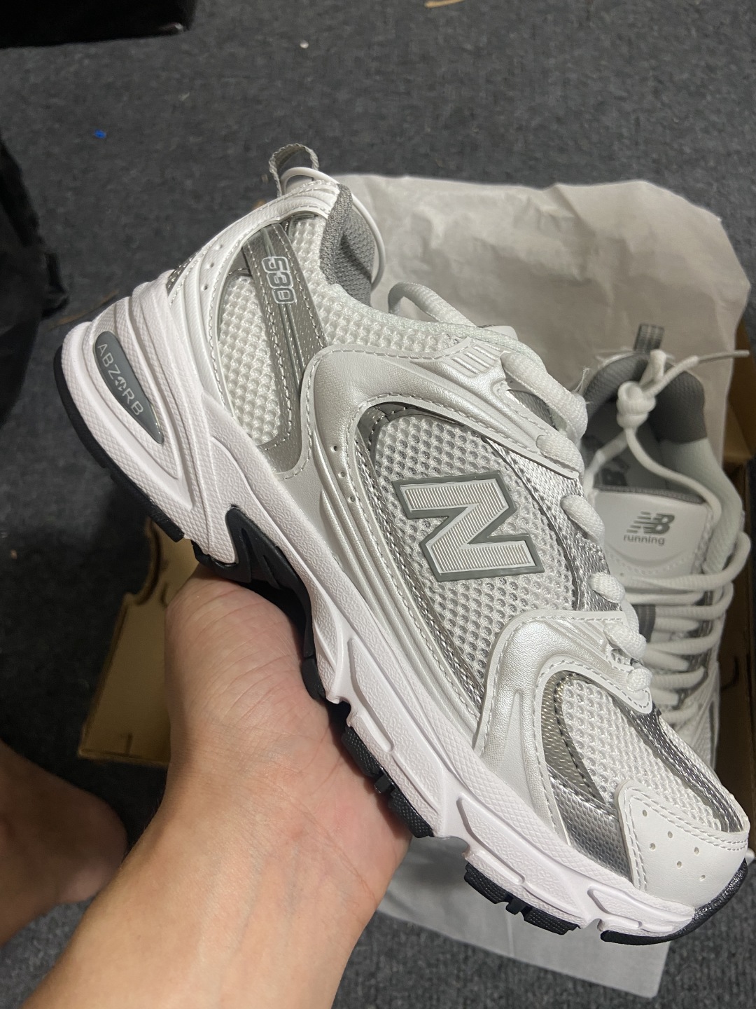 NB530 尺码：36-46纯原出品-New Balance NB530 白银 MR530AD YZ01