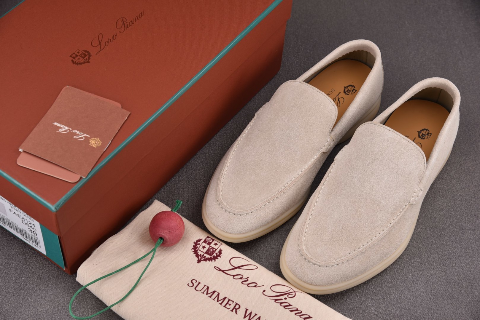 Loro Piana 尺码:39-45纯原出品-Loro Piana Summer Walk 浅杏色 Y