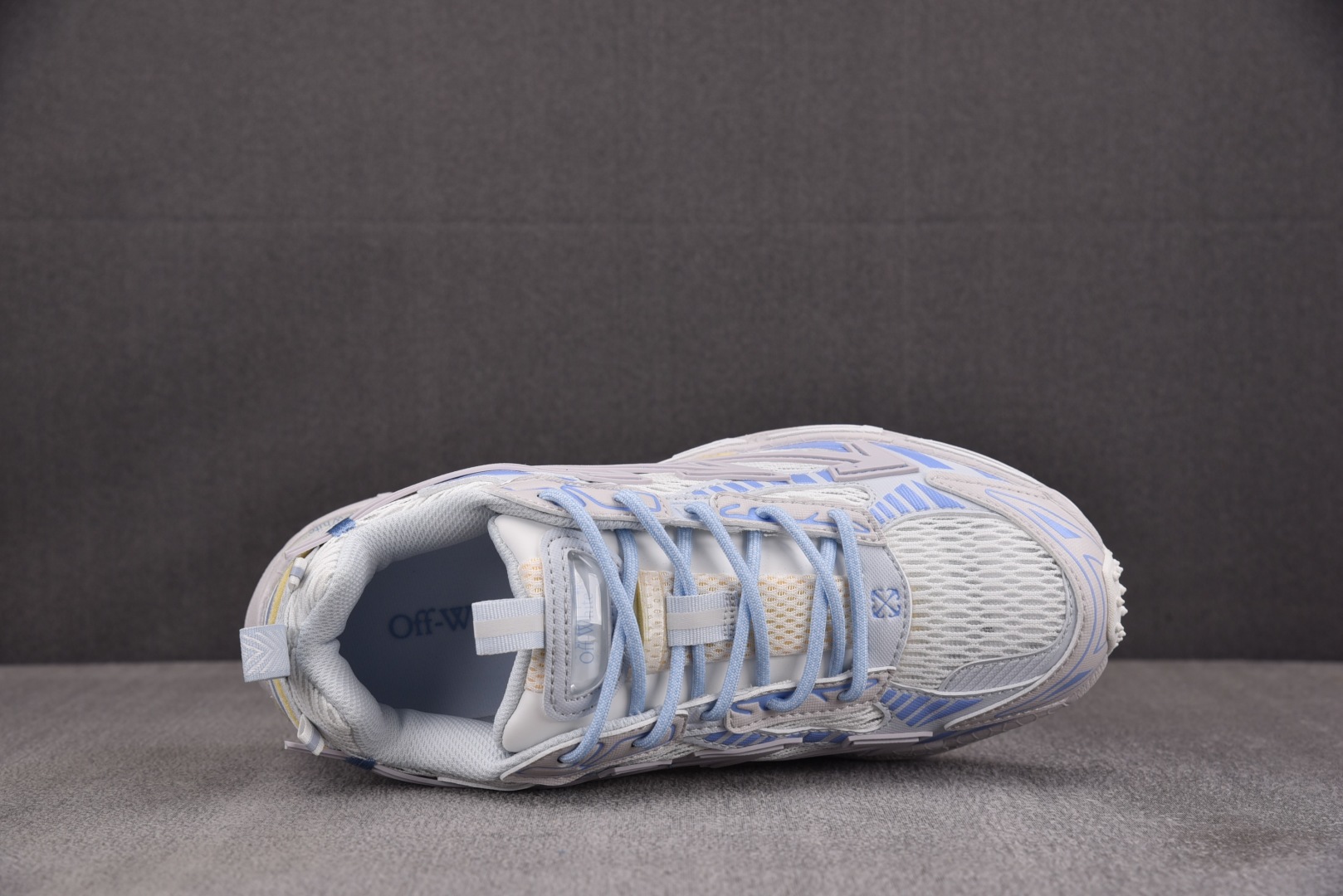 OFF 尺码36-47 纯原版出品-OFF-WHITE Be Right Back 浅紫白 YZ002尺