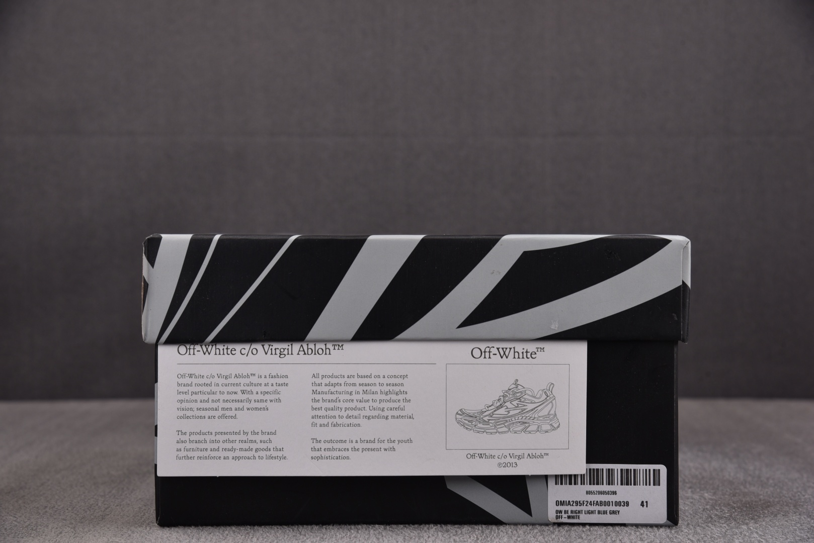 OFF 尺码36-47 纯原版出品-OFF-WHITE Be Right Back 浅紫白 YZ002尺