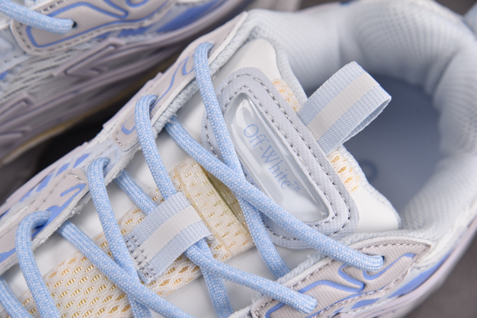 OFF 尺码36-47 纯原版出品-OFF-WHITE Be Right Back 浅紫白 YZ002尺