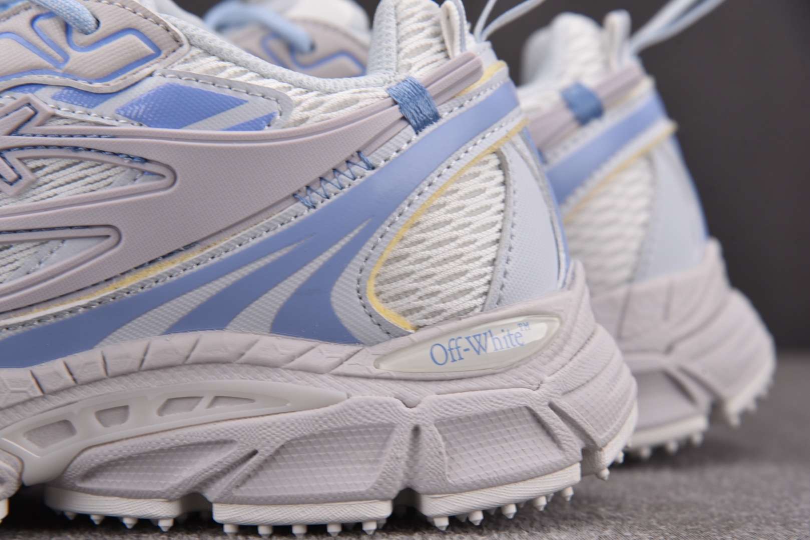 OFF 尺码36-47 纯原版出品-OFF-WHITE Be Right Back 浅紫白 YZ002尺