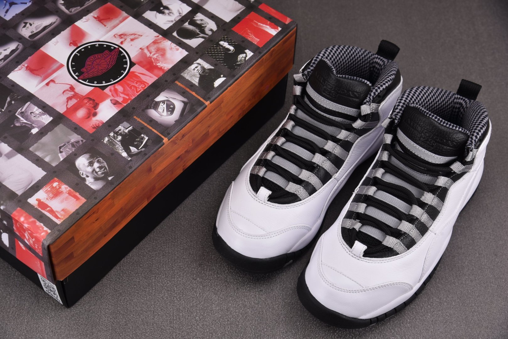 AJ10 尺码40-47.5纯原出品-Air Jordan 10 OG“Steel”2025复刻 aj1