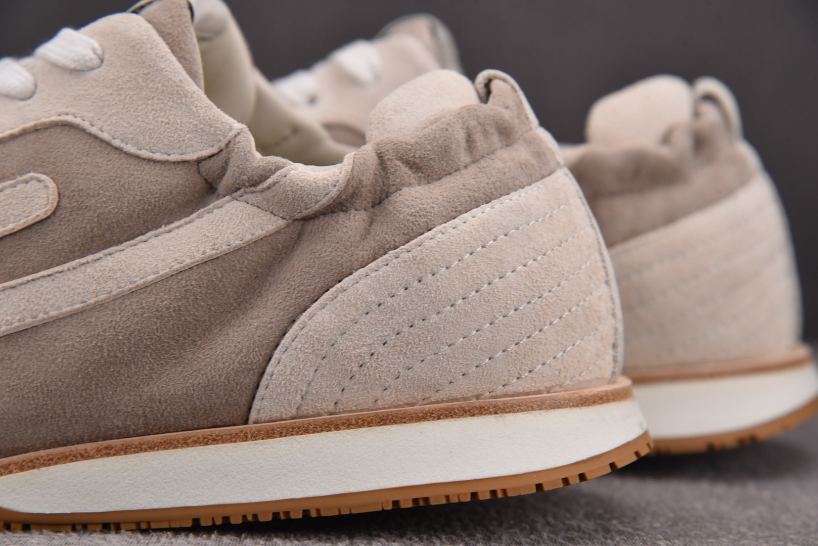 爱马仕 尺码:35-45纯原出品-HERMES Jet 米白棕 YZ023-6尺码 35 36 37 3