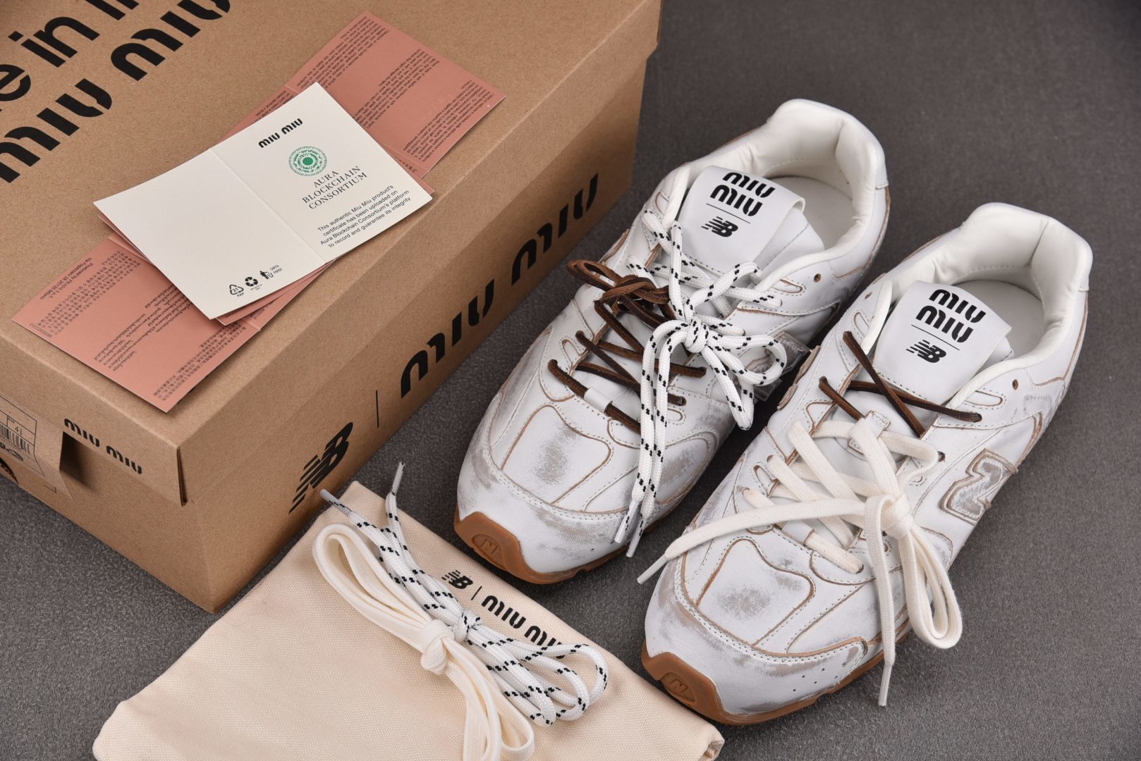 NB530 尺码:36-44.5纯原出品-New Balance 530 SL Miu Miu Whit