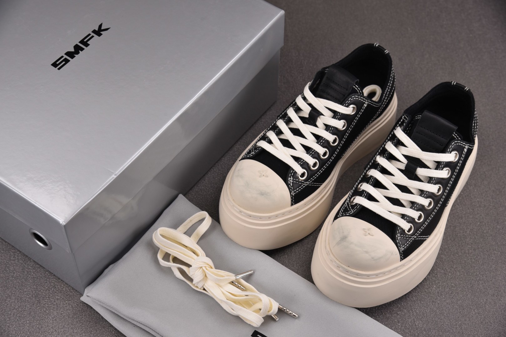 SMFK 尺码:36-39纯原出品-SMFK COMPASS METEOR ROVE 帆布鞋 荒野黑 Y