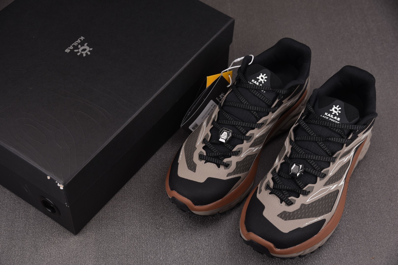 KAILAS 尺码:36-45纯原版出品-KAILAS 凯乐石 跑山徒步鞋 复古卡其 YZ020尺寸36