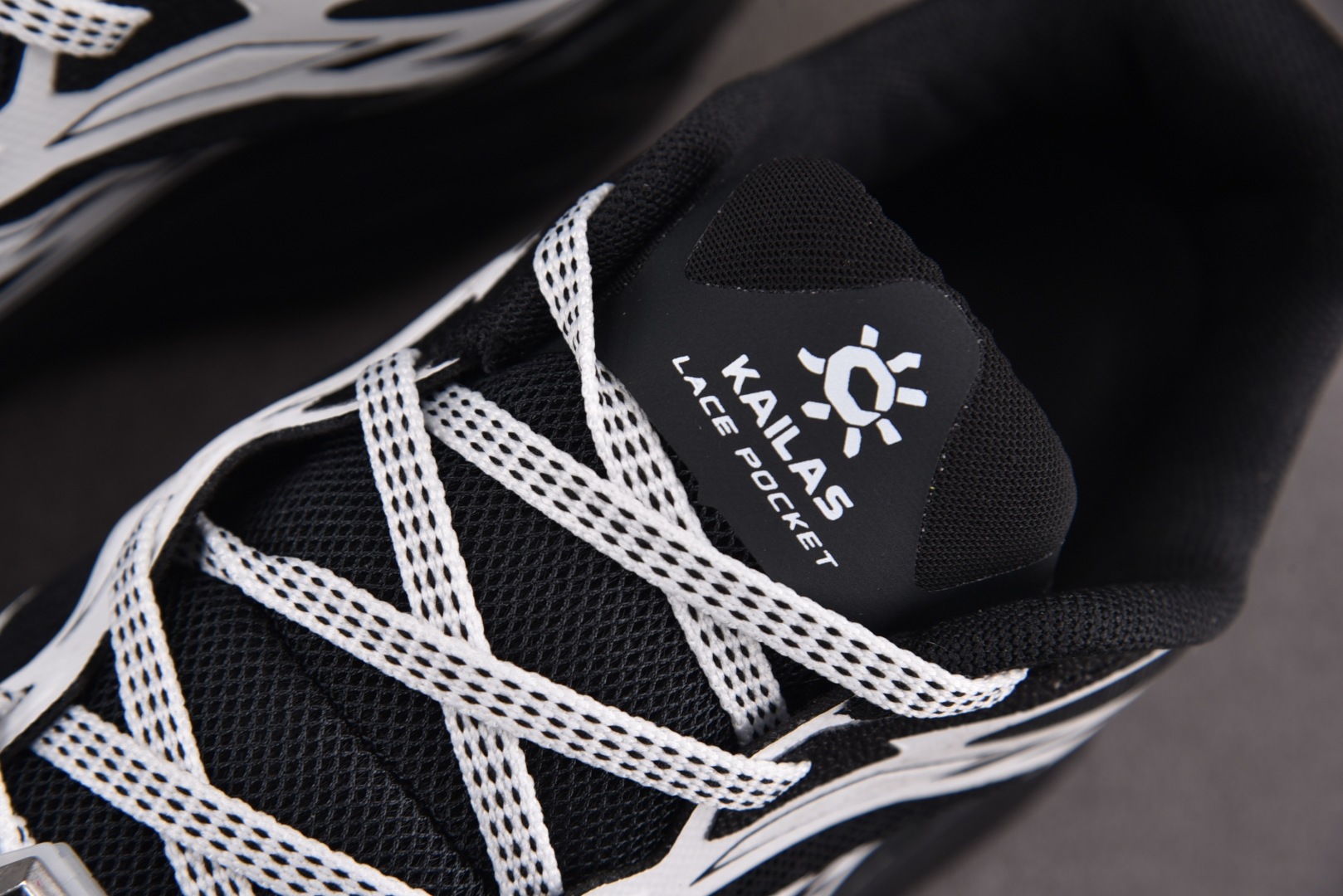 KAILAS 尺码:40-45纯原版出品-KAILAS 凯乐石 跑山徒步鞋 云白 墨黑 YZ020尺寸3