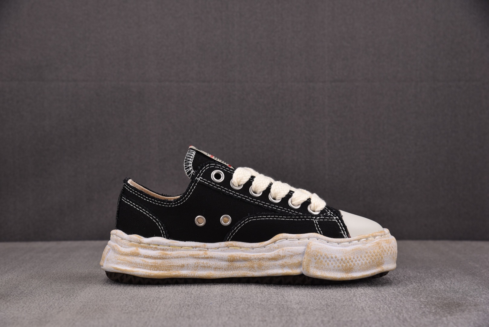 MMY 尺码36-45纯原版出品-MIHARA YASUHIRO Hank 做旧黑色 No.735 YZ