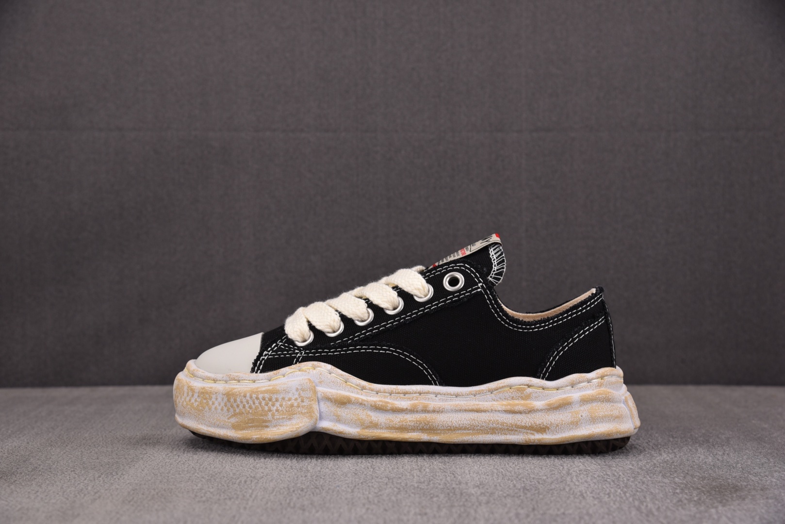 MMY 尺码36-45纯原版出品-MIHARA YASUHIRO Hank 做旧黑色 No.735 YZ