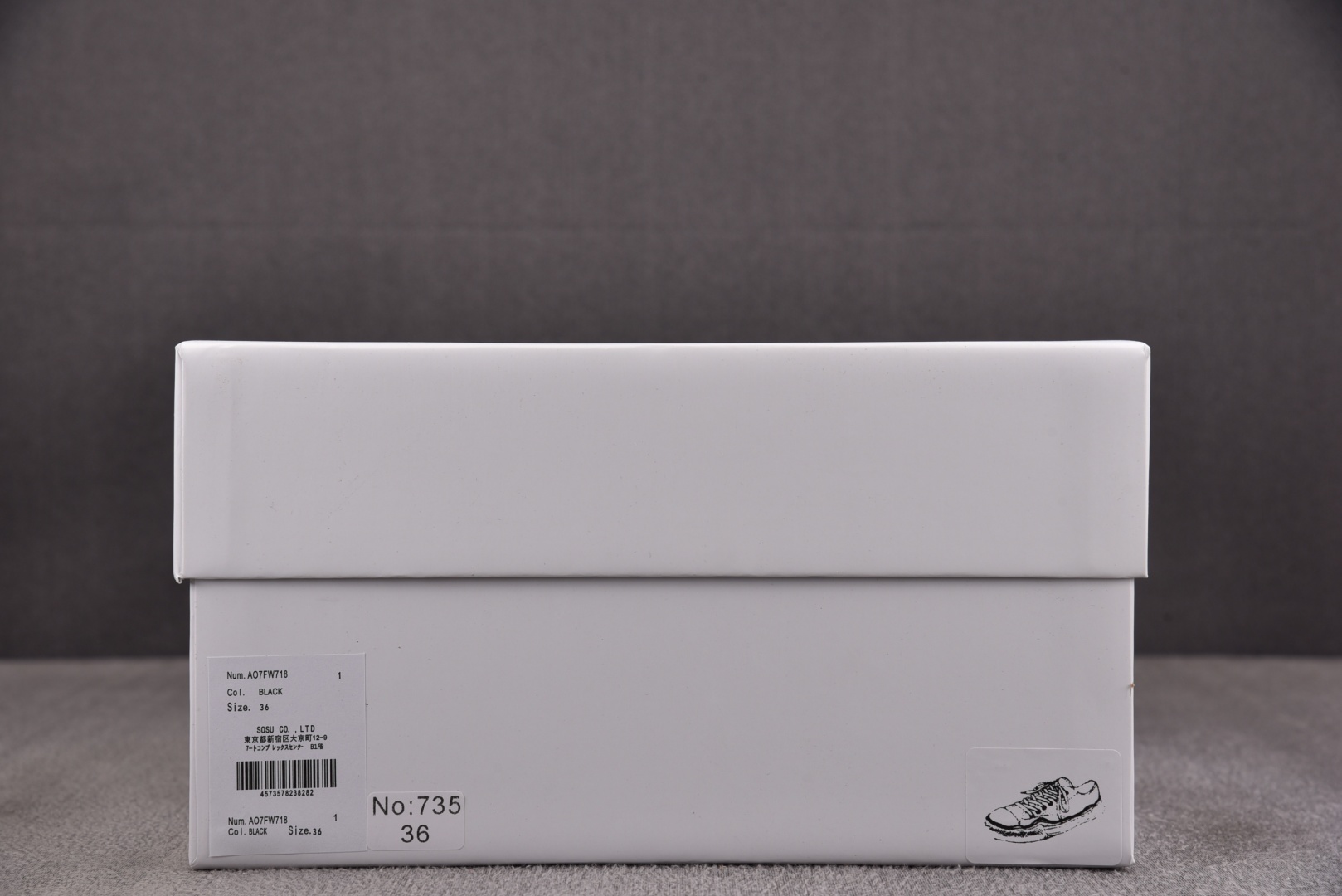 MMY 尺码36-45纯原版出品-MIHARA YASUHIRO Hank 做旧黑色 No.735 YZ