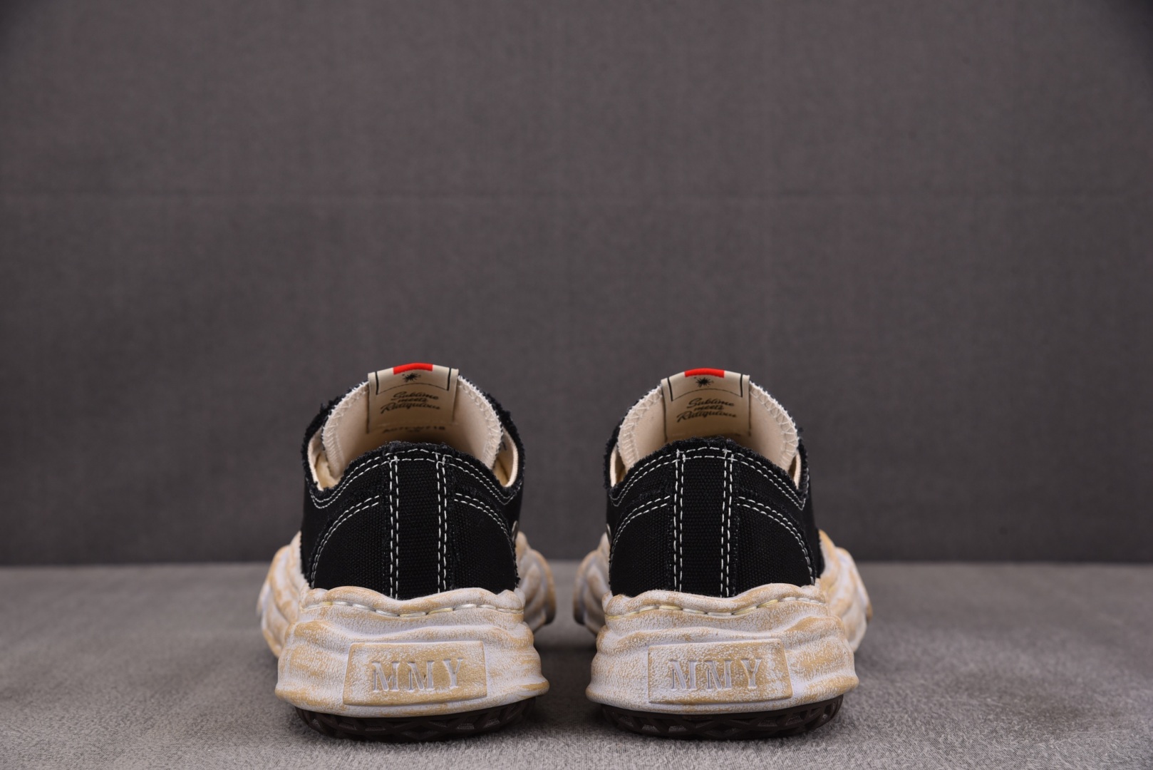 MMY 尺码36-45纯原版出品-MIHARA YASUHIRO Hank 做旧黑色 No.735 YZ