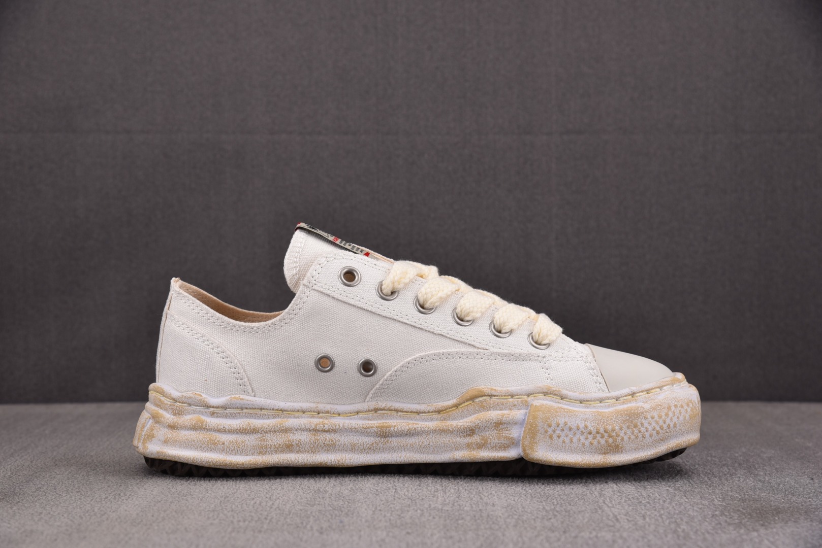MMY 尺码36-45纯原版出品-MIHARA YASUHIRO Hank 做旧米白 No.736 YZ