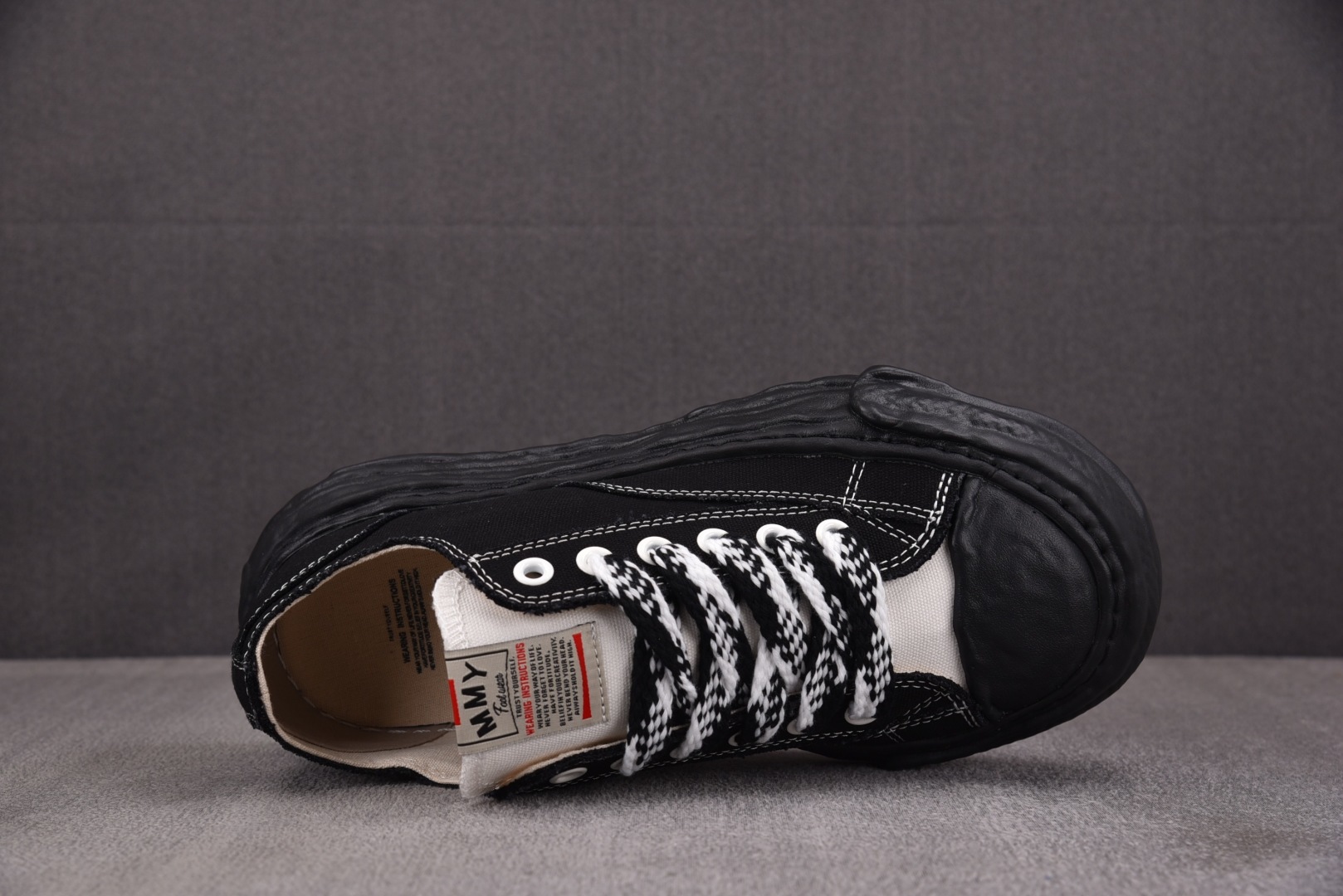 MMY 尺码36-45纯原版出品-MIHARA YASUHIRO 帆布黑 No.807 YZ022尺码：