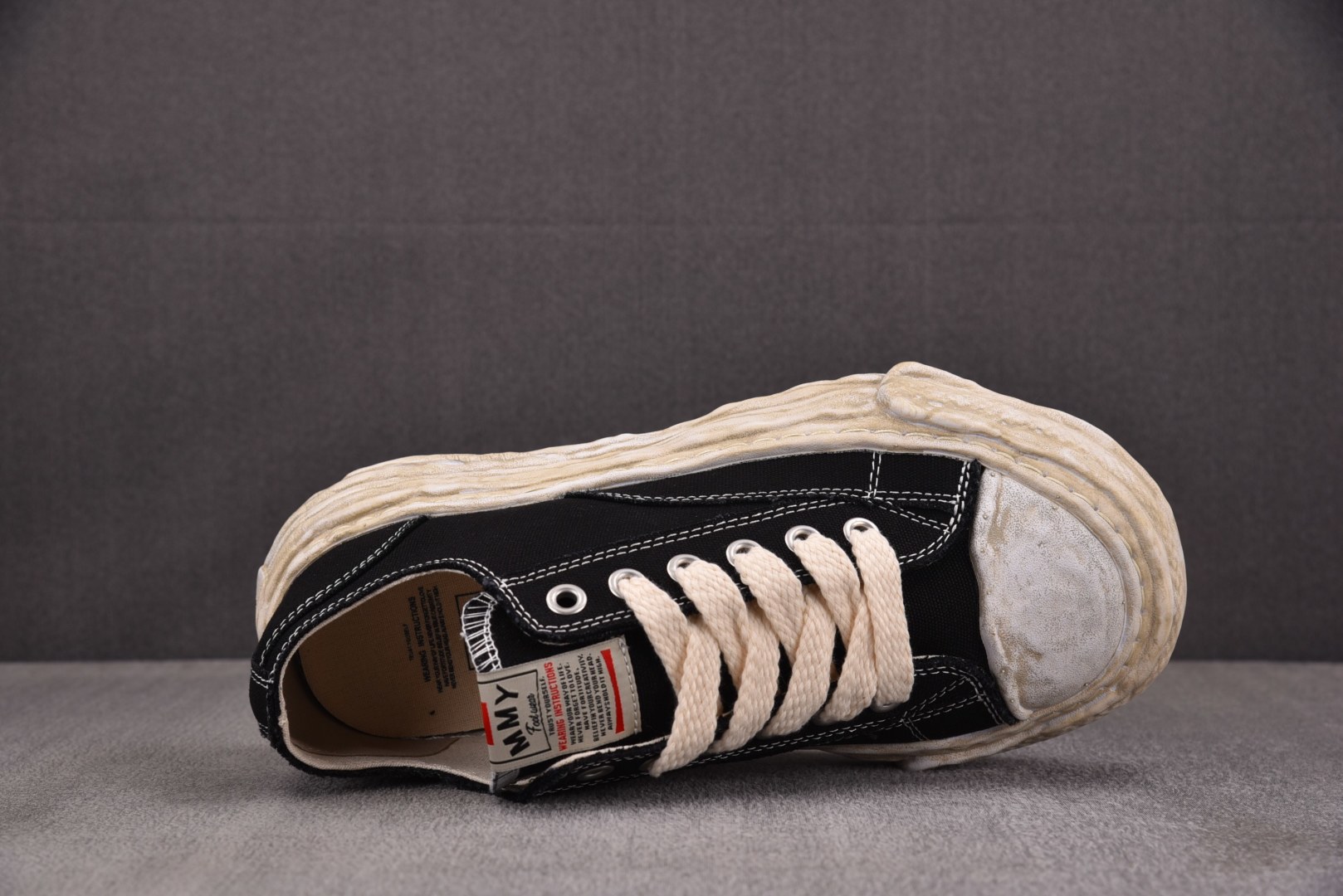MMY 尺码36-45纯原版出品-MIHARA YASUHIRO 黑色做旧 No.809 YZ022尺码