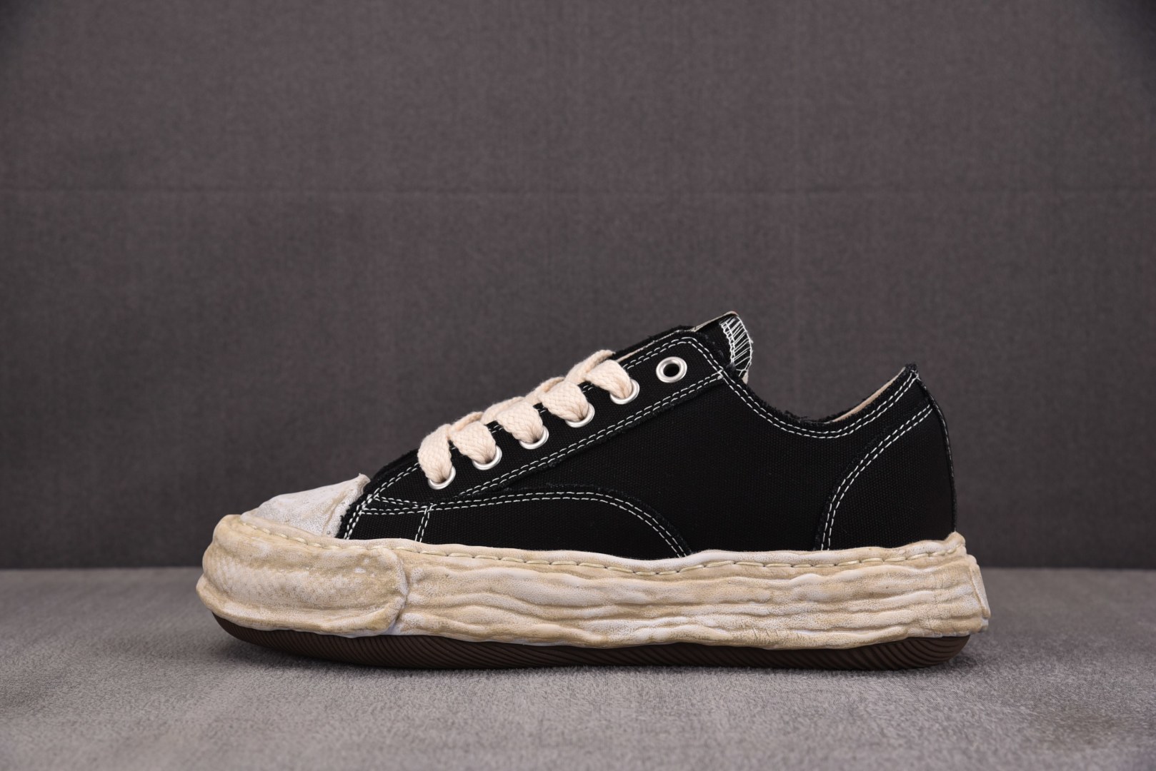 MMY 尺码36-45纯原版出品-MIHARA YASUHIRO 黑色做旧 No.809 YZ022尺码