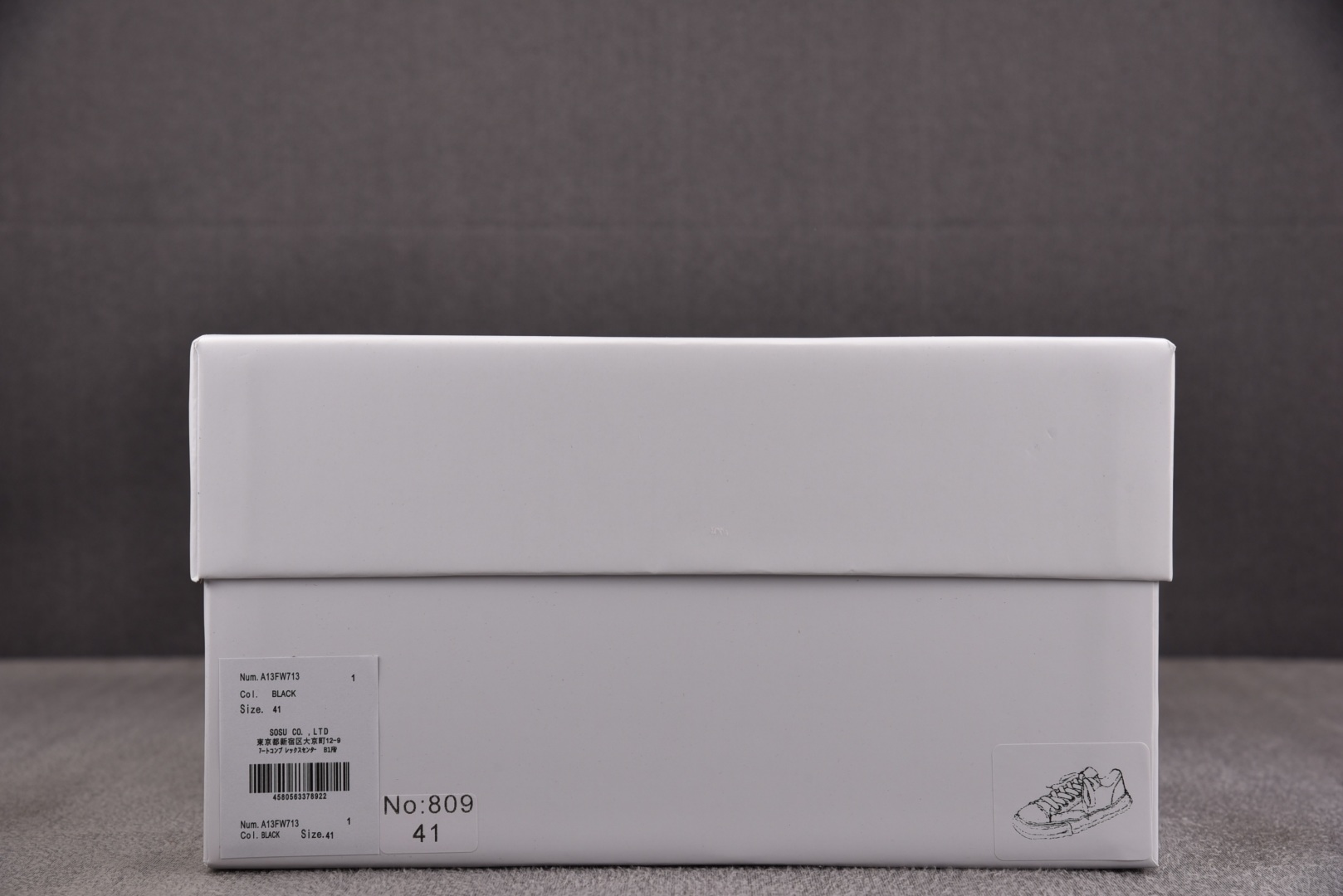 MMY 尺码36-45纯原版出品-MIHARA YASUHIRO 黑色做旧 No.809 YZ022尺码