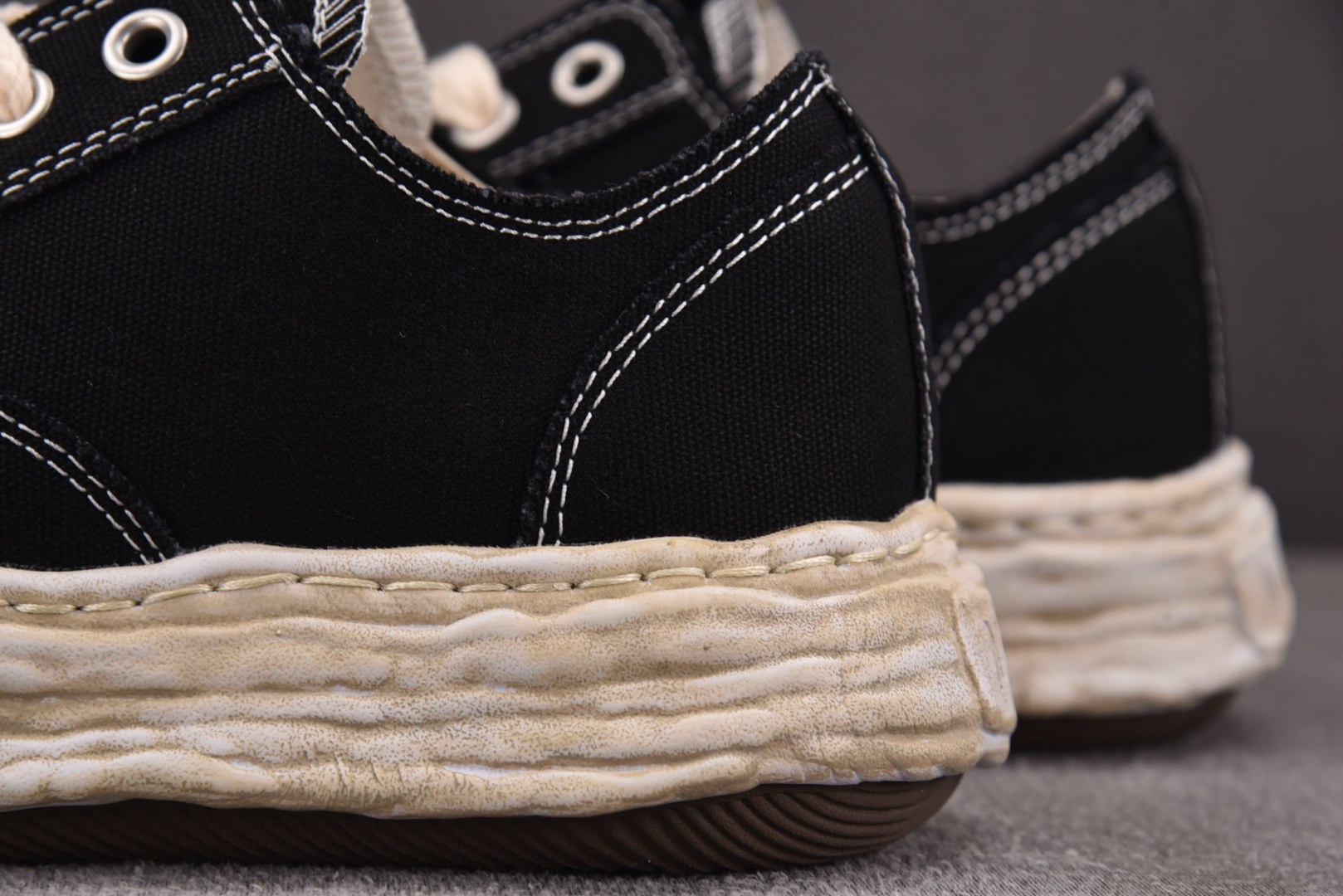 MMY 尺码36-45纯原版出品-MIHARA YASUHIRO 黑色做旧 No.809 YZ022尺码