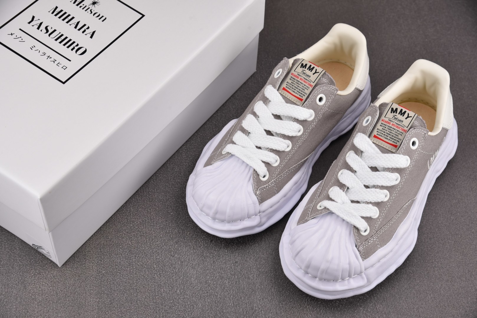 MMY 尺码36-45纯原版出品-MIHARA YASUHIRO 灰白 No.706 YZ022尺码：3