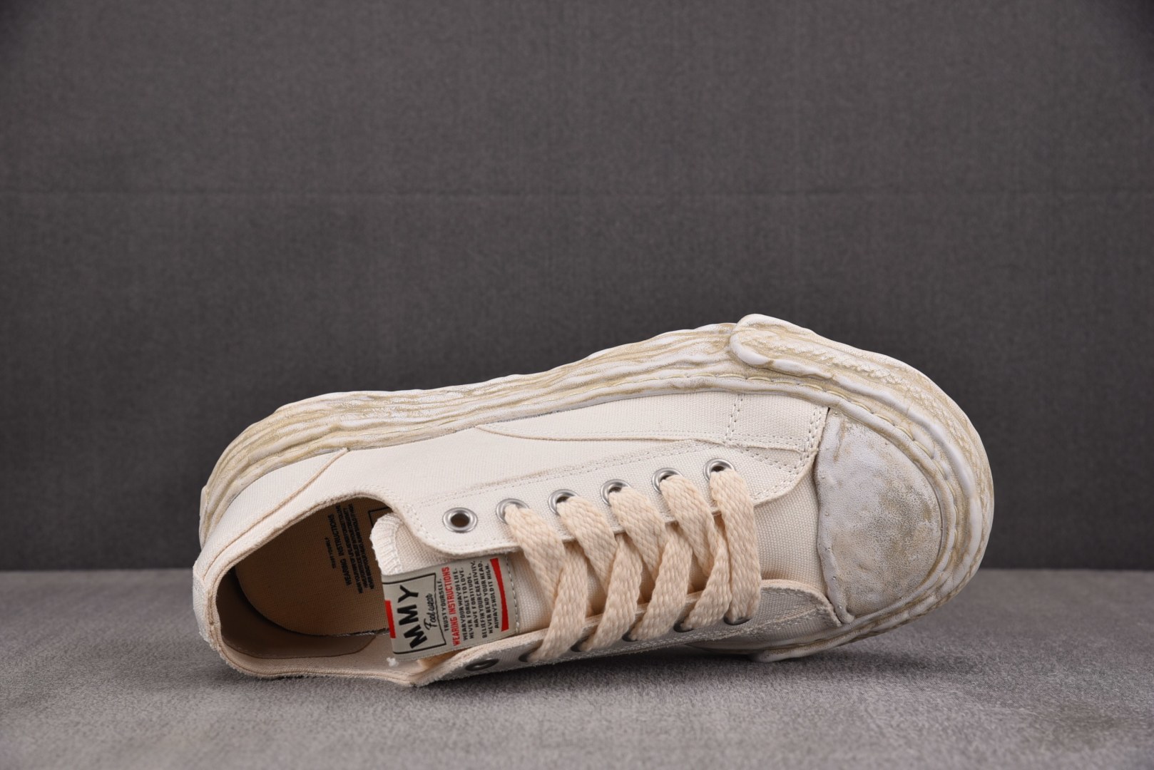 MMY 尺码36-45纯原版出品-MIHARA YASUHIRO 米色做旧 No.810 YZ022尺码