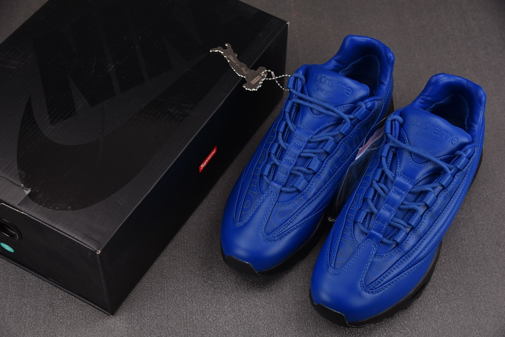 MAX95 尺码:40-47.5纯原出品-Air Max 95 Lux Supreme Blue 蓝黑 