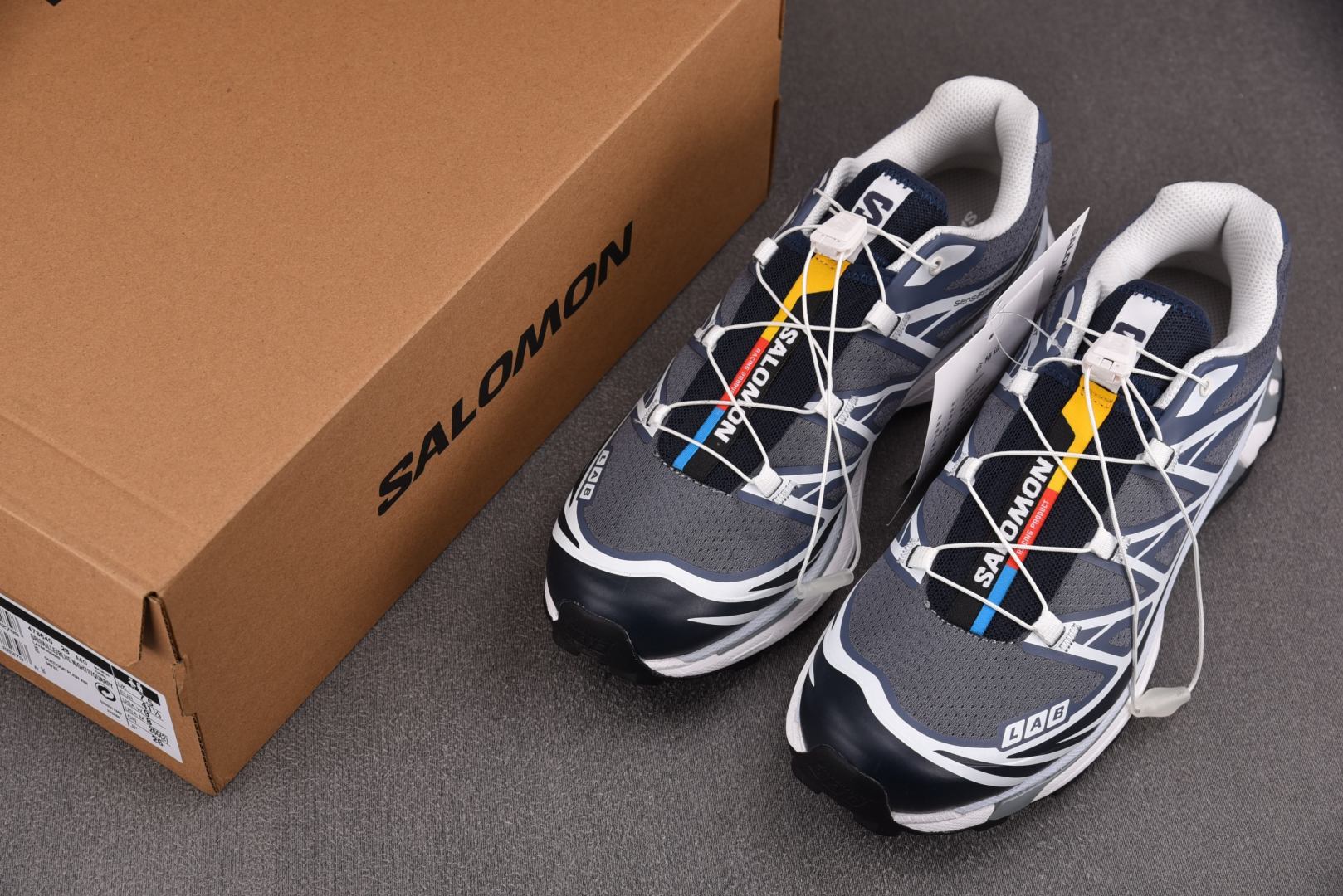 萨洛蒙 尺码:36-46纯原出品-Salomon XT-6 蓝灰紫 -28 YZ020尺码36 36.5