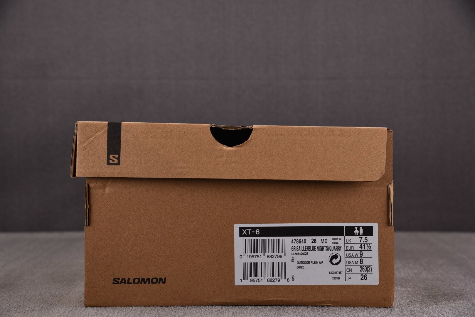 萨洛蒙 尺码:36-46纯原出品-Salomon XT-6 蓝灰紫 -28 YZ020尺码36 36.5