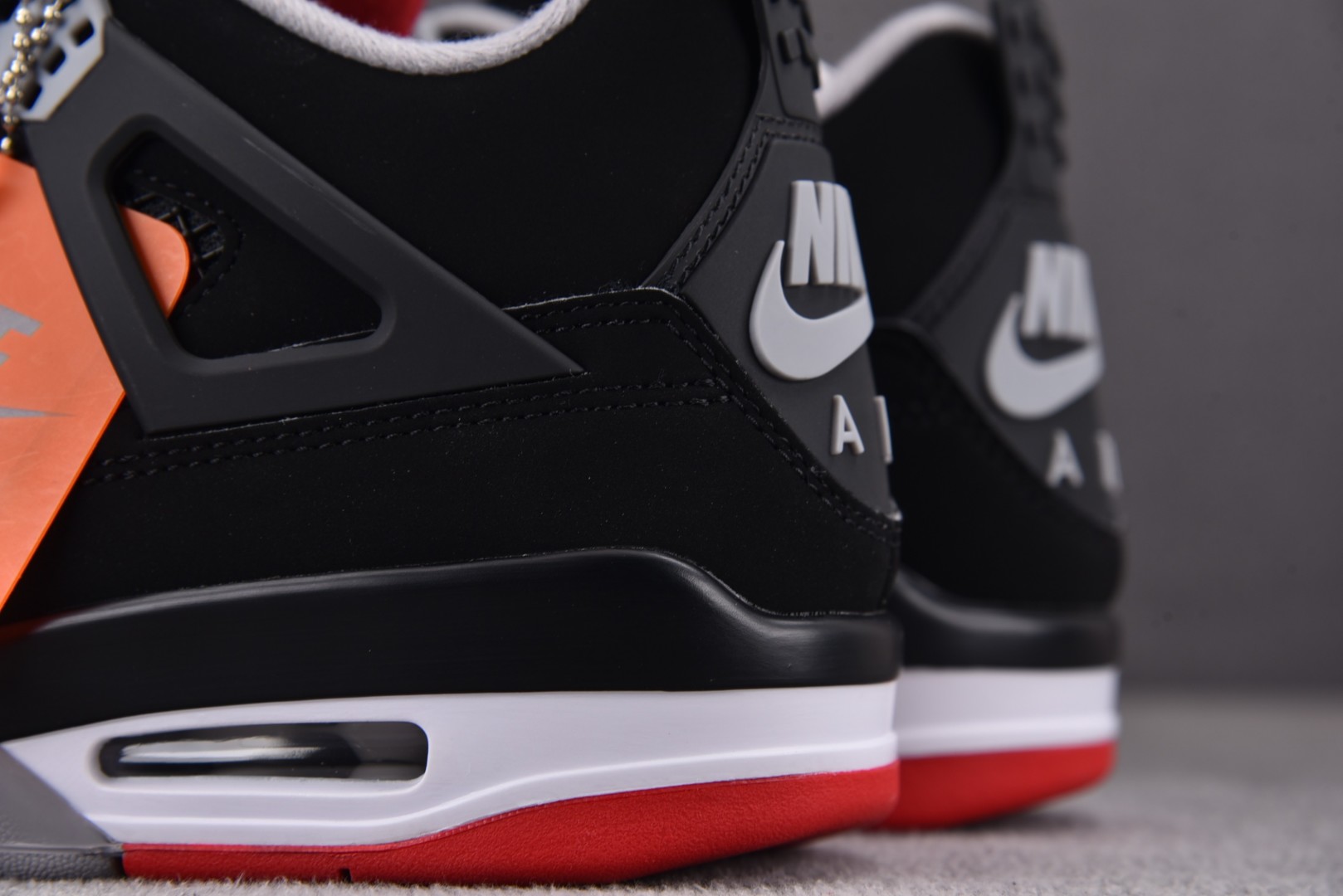 AJ4黑红公牛 鞋码：40.5-48.5 带半码纯原出品-Air Jordan 4 Retro Bred