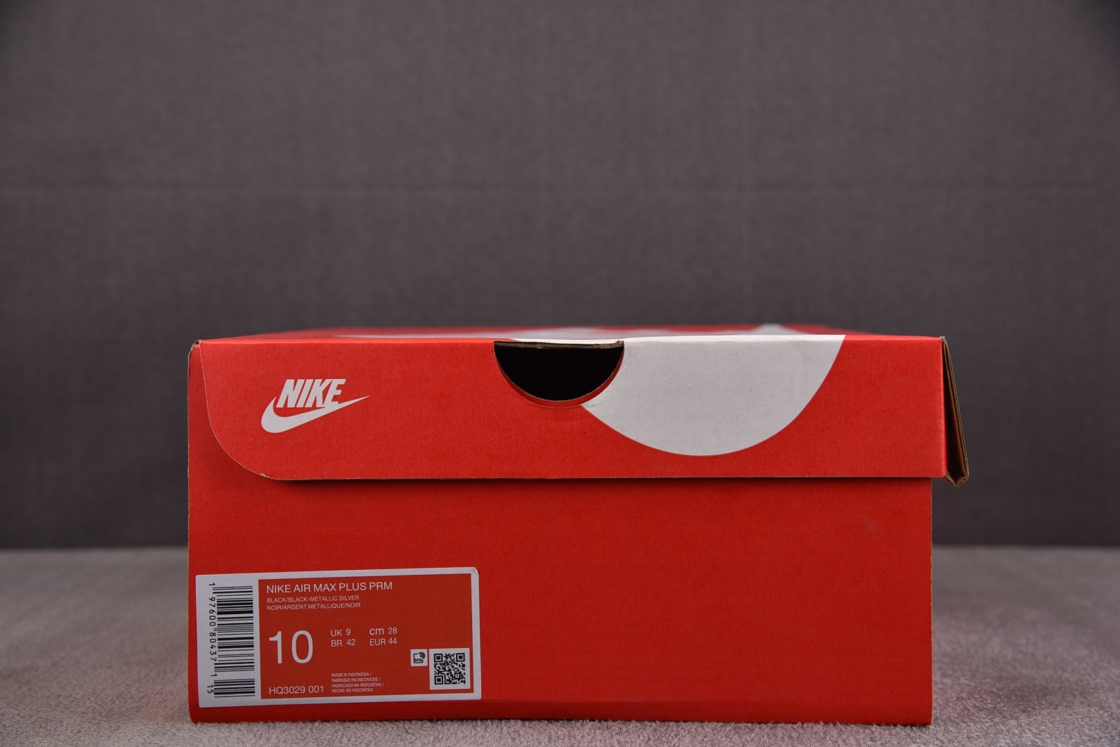 【纯原】NK Air Max Plus Premium Black Reflective Silver 
