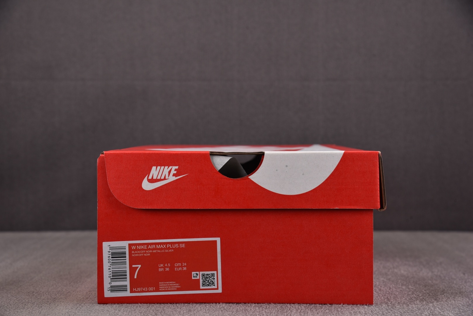 【纯原】NK Air Max Plus SE Black Chrome (Women's) 黑色 HJ9
