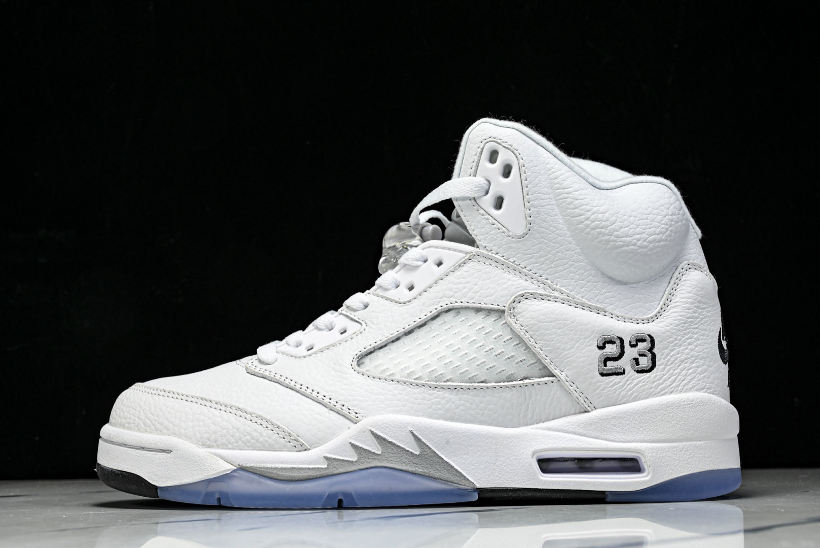 AJ5 尺码:40-48.5纯原出品-Air Jordan 5 Retro White Metallic