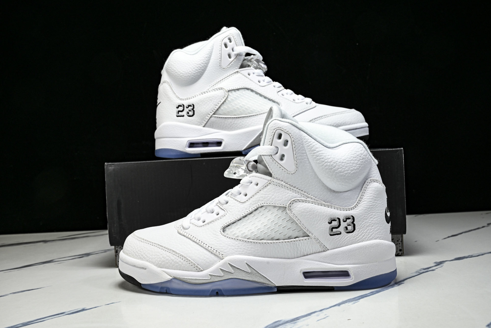 AJ5 尺码:40-48.5纯原出品-Air Jordan 5 Retro White Metallic