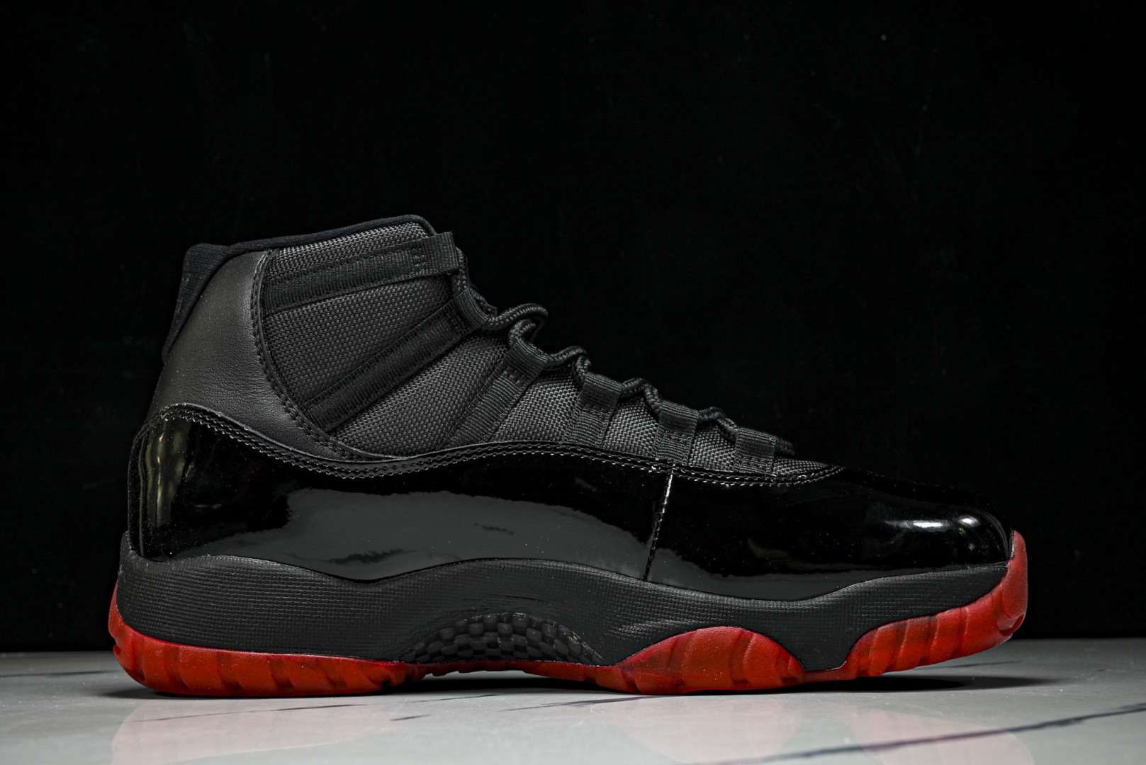 AJ11 尺码:40-48.5纯原出品-Air Jordan 11 Retro Black Red AJ