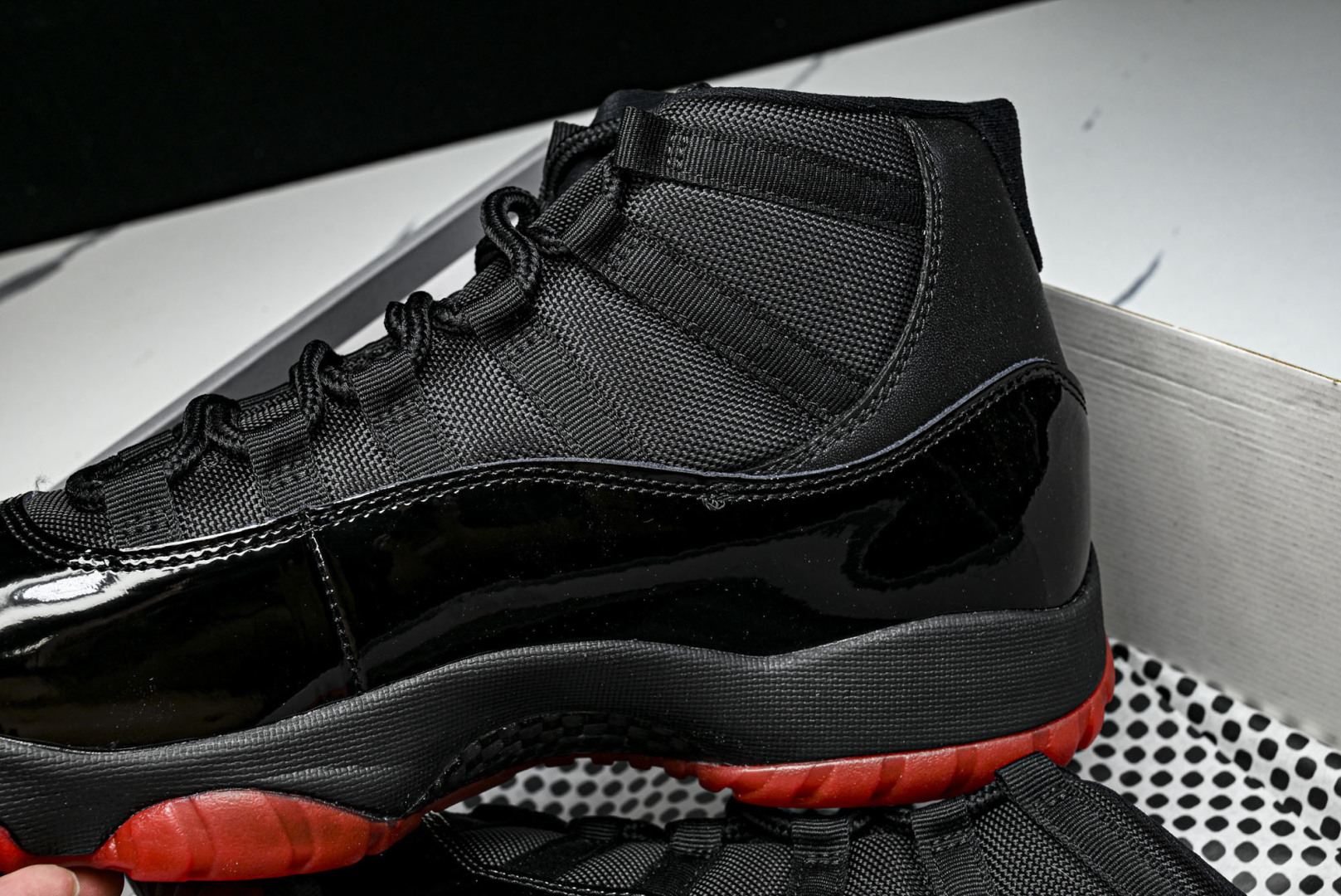 AJ11 尺码:40-48.5纯原出品-Air Jordan 11 Retro Black Red AJ