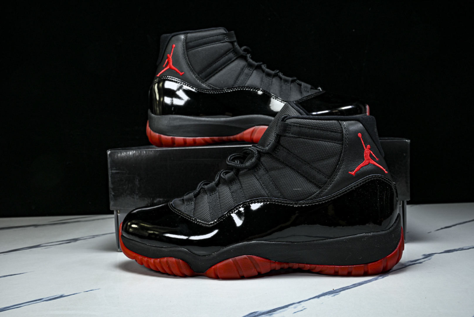 AJ11 尺码:40-48.5纯原出品-Air Jordan 11 Retro Black Red AJ