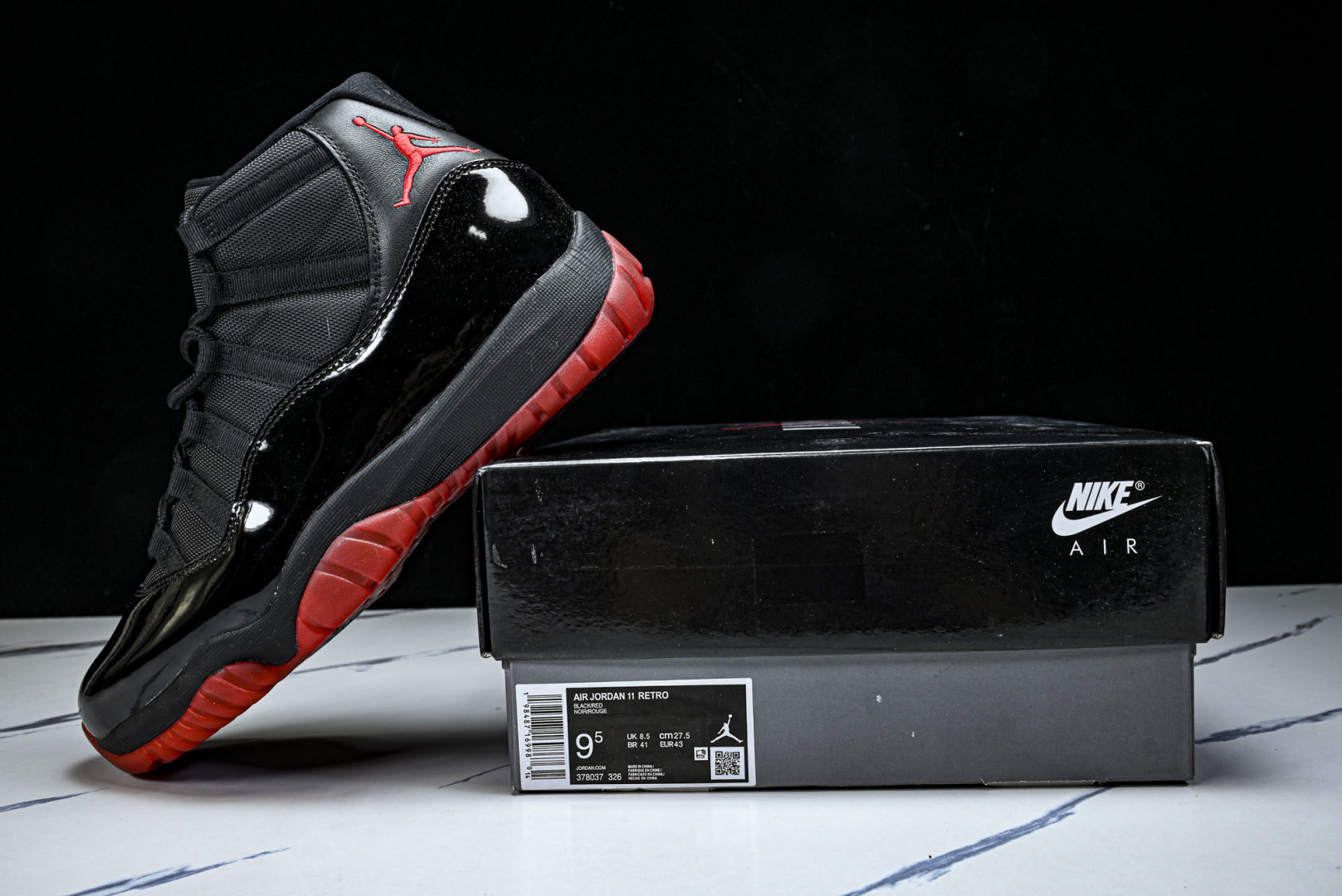 AJ11 尺码:40-48.5纯原出品-Air Jordan 11 Retro Black Red AJ