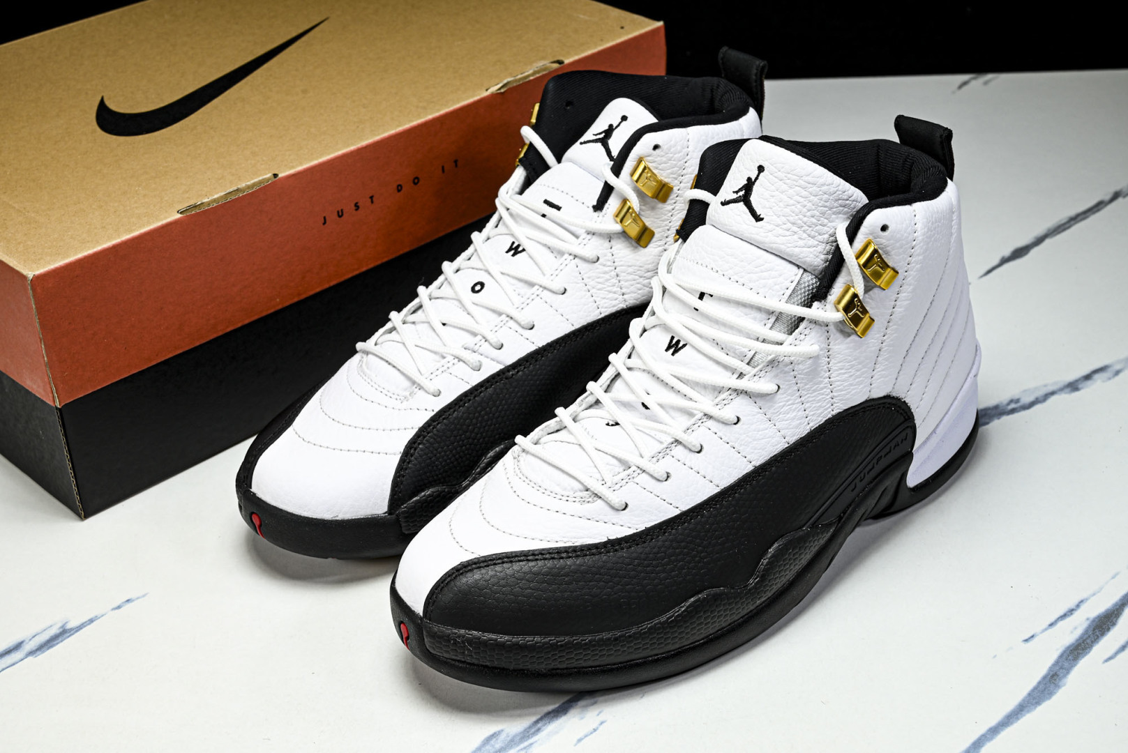 AJ12 尺码:40-48.5纯原出品-Air Jordan 12 Retro Taxi AJ12 乔1