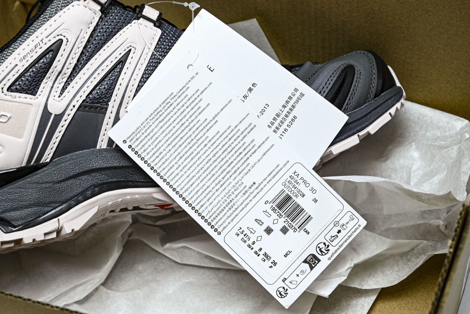 Salomon 尺码:36-46.5纯原出品-Salomon XA PRO 3D 萨洛蒙户外越野跑鞋 -