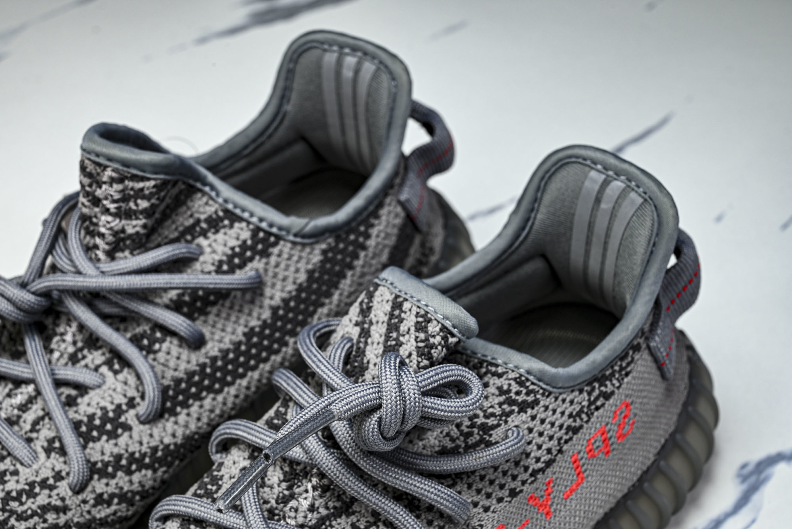 Yeezy 尺码:36-49纯原出品-Yeezy 350V2 Boost 侃爷椰子350二代 灰橙字斑马