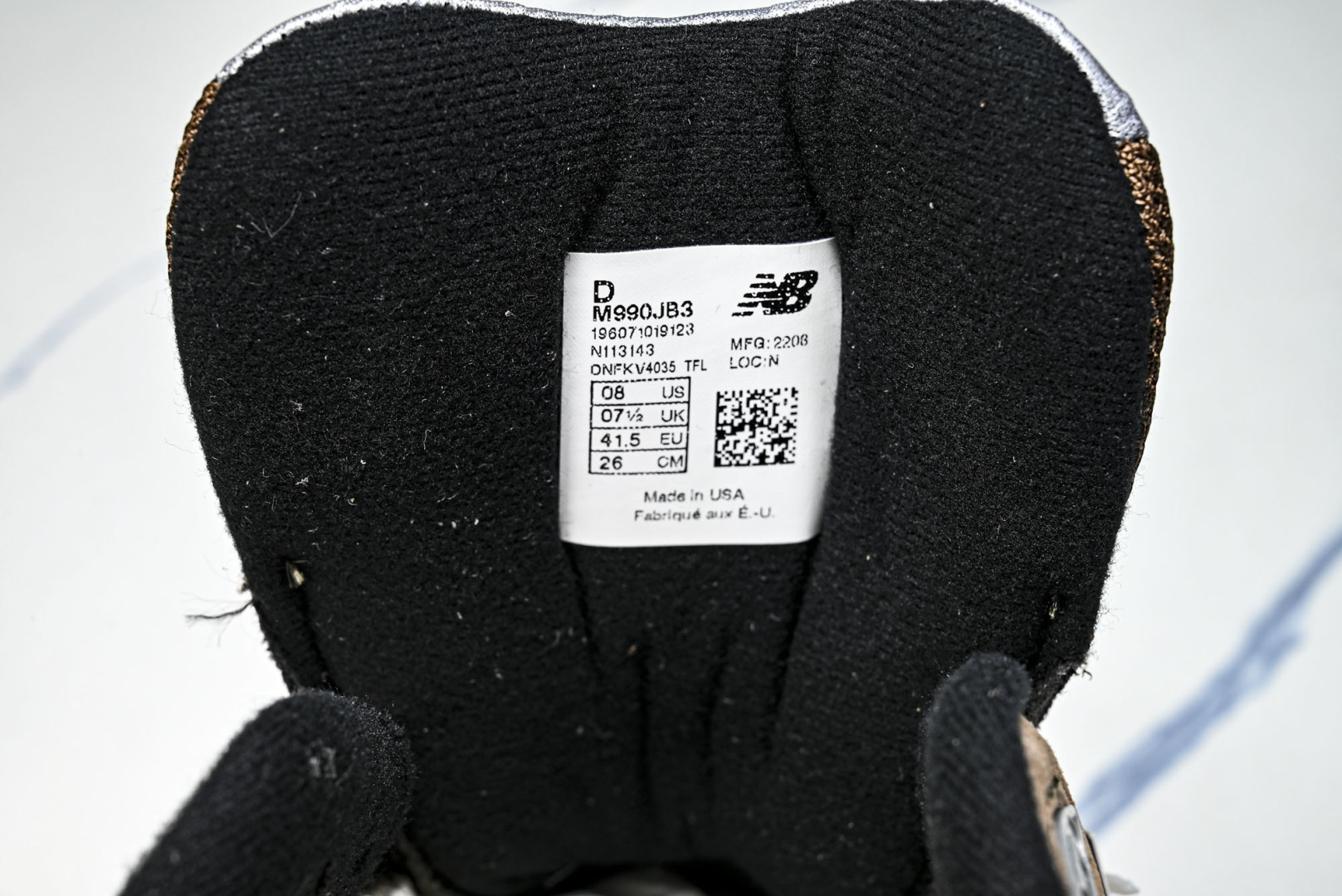 美产 JJJJound x New Balance NB 990 V3“Monteral”棕褐色 M99