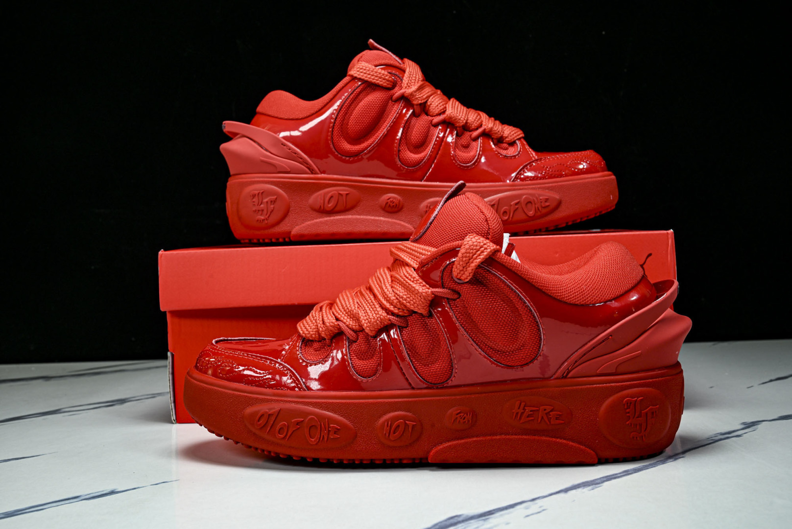 Puma 尺码:36-46纯原出品-彪马Puma男女士篮球鞋 x Lamelo Ball MB.04防滑